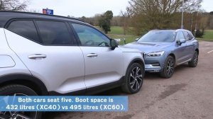 Volvo XC40 vs Volvo XC60 | Motoring Research