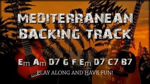 Mediterranean Sundance Rio Ancho Backing Track for improvisation