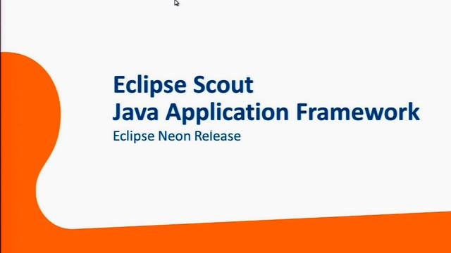 Eclipse Scout: A pure Java Framework with full HTML5 Support смотреть онлайн