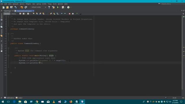 Java Tutorial 3 : How to Passing Command Line Argument Using Netbeans смотреть онлайн