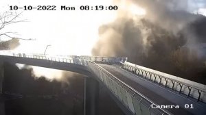 _zap_ Попадание ракеты в _мост Кличко_ в Киеве