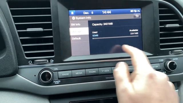 Инженежное меню Hyundai Elantra AD (6) USA смотреть онлайн