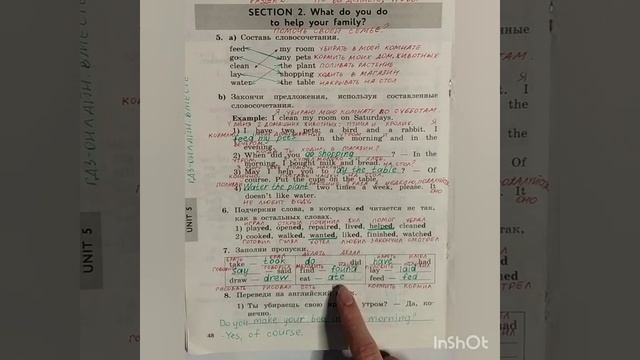 4 класс. ГДЗ. Английский язык. Биболетова. Unit 5. Страницы 48-49. С комментарием
