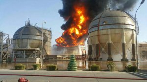 Отсутствие запасных частей привело к пожару на нефтехимическом предприятии в Персидском заливе