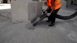 Технология очистки дорожного покрытия, вакуумный пылесос