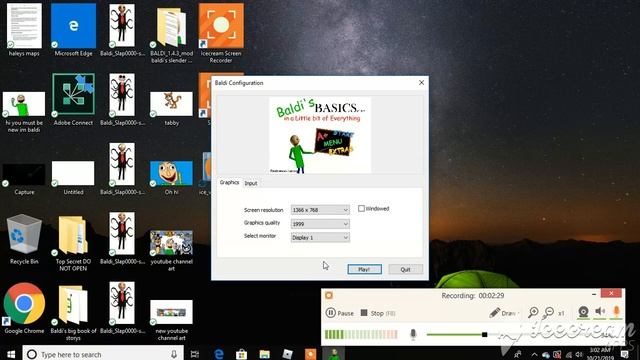 NEVER PLAY BALDI'S BASICS AT 3 AM NEVER!!! baldi's basics in a little bit of everything mod смотреть онлайн