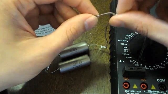 Соединение конденсаторов (часть 2)