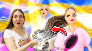 Волосы меняют цвет! Игры одевалки в куклы Max&Jessi для девочек