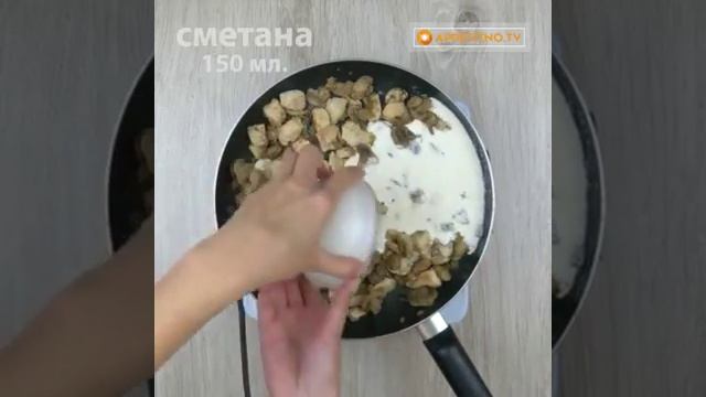 Куринная запеканка с грибами смотреть онлайн