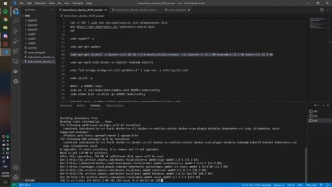 Настройка kubernetes кластера на ubuntu