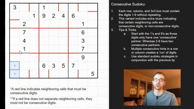Consecutive Sudoku - Rules & Strategies смотреть онлайн