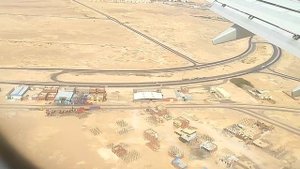 Полёт над Египтом и приземление в Хургаде