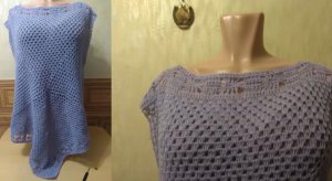 Эффектная туника на любой размер на основе пятиугольника