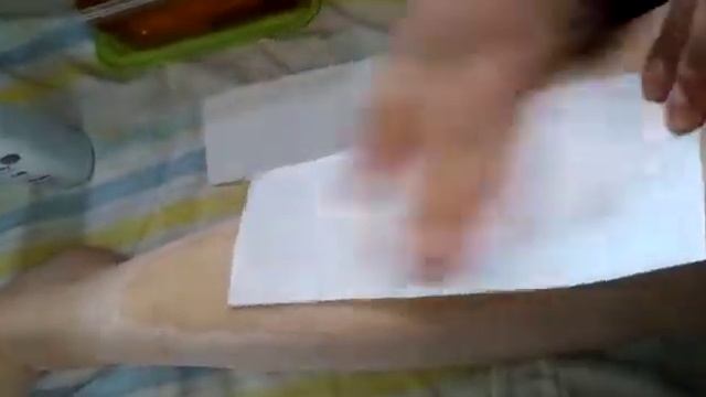 Бюджетный шугаринг самой себе в домашних условиях бандажной техникой.