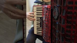 Голубой вагон, на аккордеоне, баяне, ноты 89277382068