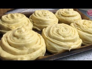 Через час ИХ уже не стало! Пышные, слоистые булочки.