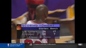 LAKERS VS BULLS - NBA 1997-1998 - KOBE and M J Duel  - HARDWOOD CLASSICS