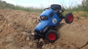 Зверь бездорожья FMS FCX24 Power Wagon 4х4 ... Порталы, 2 скорости и короткая база!