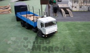 Камаз на выставке Hobby Expo в масштабе 1:14