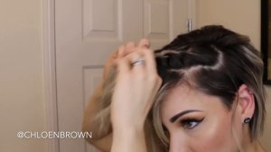 EASY HAIRSTYLES FOR SHORT HAIR | CHLOE BROWN