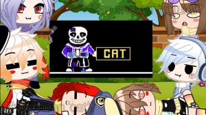 Undertale reacts to InkSans but i want to die ||| Rus/Eng ||| Реакция андертейл ||| Гача Клуб