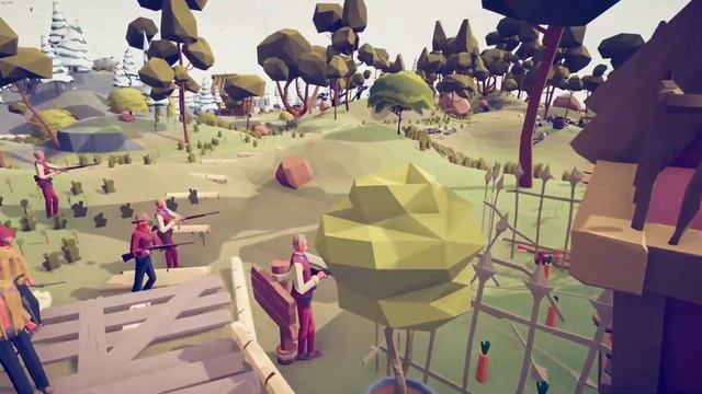 250x AMERICAN ARMY RAID COWBOY VILLAGE - Totally Accurate Battle Simulator TABS смотреть онлайн