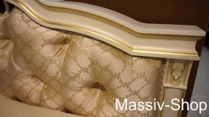 Кровать с подъемным механизмом из массива дерева на заказ.avi