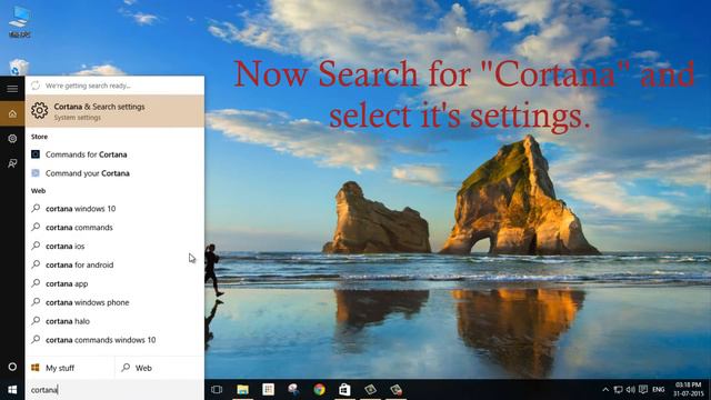 How to Switch On Microsoft Cortana on Windows 10 in India in 1 min. смотреть онлайн