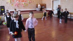 Танец "А ты меня любишь...Ага!" на посвящении в 1-классники.2014