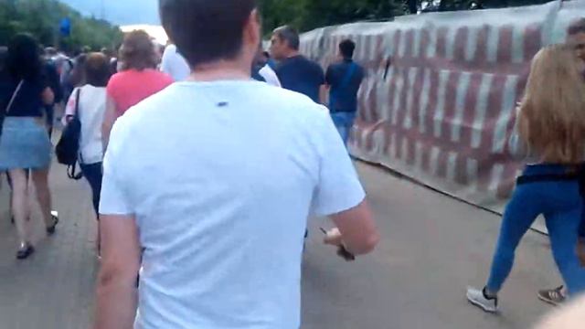 Россия Хорватия Фан Зона в г.Москва смотреть онлайн