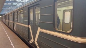 Легендарный 0286!Электропоезд 81-717/714.5 «Номерной» на станции «Технопарк»