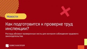 Как подготовится к проверке труд инспекции? #советникпроф