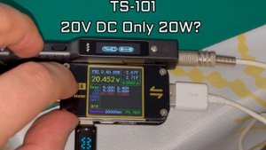 Solder comparison TS100 vs TS101 20V (before firmware fix)