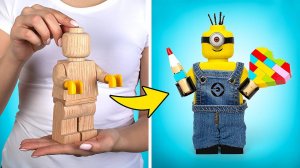 Как сделать миньона из деревянной мини-фигурки LEGO