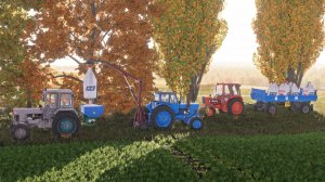 Farming Simulator 22 / Карта Кошмак / Внесение удобрений МТЗ-80/50, ЮМЗ-6АКЛ