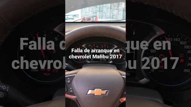 Falla de arranque en chevrolet Malibu