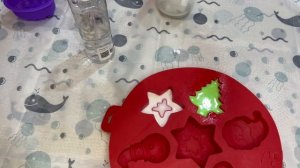 Заливка новогоднего мыла