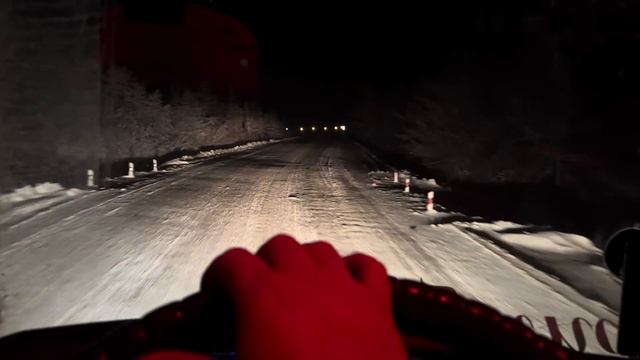 Дорога на Якутск. Ночные перевалы.The road to Yakutsk. Night passes, an ice road ahead смотреть онлайн