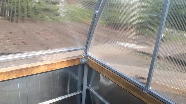 теплица Готика 5х24 завершение монтажа #агроструктура