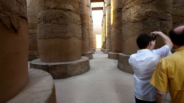Karnak Temple of Luxor, Egypt. смотреть онлайн