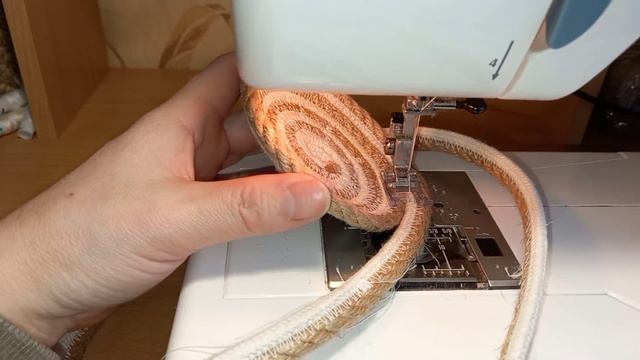 Корзинка из шнура и джутового каната. смотреть онлайн