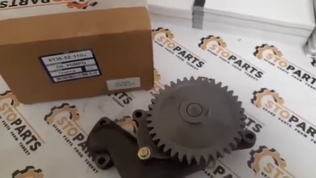 Oil pump 6136-52-1100  Komatsu  ,  Масляный насос KOMATSU 6136521100