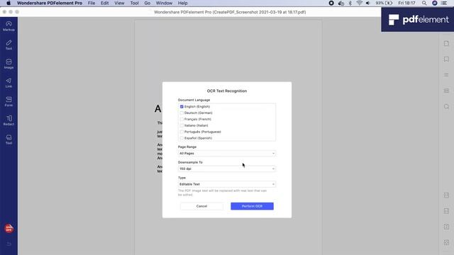 Quick Way to OCR PDF with Wondershare PDFelement for Mac смотреть онлайн