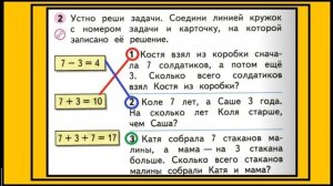 Страница 36 Математика 1 класс 2 часть Рабочая тетрадь. Табличное сложение 1-3.