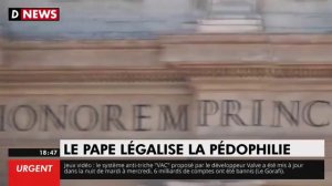 LE PAPE LEGALISE LA PEDOPHILIE !!! (HUMOUR)