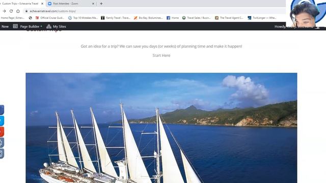 Talk Travel with Cheryl - Tour of Echevarria Travel Website смотреть онлайн