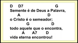 Aclamação ao Evangelho DIA 16/07/23 Semente é de Deus a Palavra, o Cristo é o semeador;