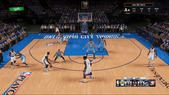 NBA 2K15 MyCareer Playoffs - Round 1 Game 1 vs. Oklahoma City смотреть онлайн