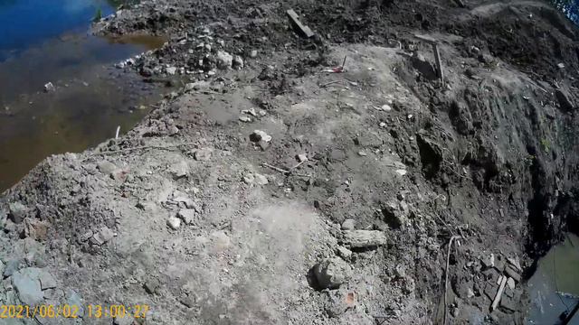Строительство моста, через реку Вязьма.