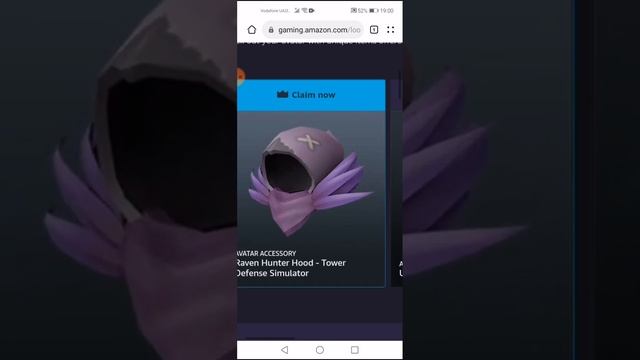 New Roblox amazon prime gaming item Raven Hunter Hood - Tower Defense Simulator смотреть онлайн